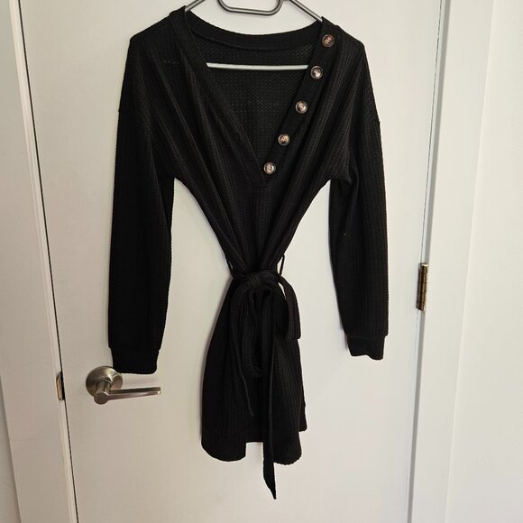 3/$15 black sweater dress - Picture 3 of 5
